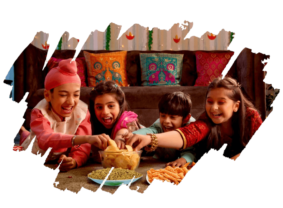 Samboy Snacks - Family Enjoying Snacks
